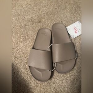 Archies Support Slides - Taupe - Sz 5